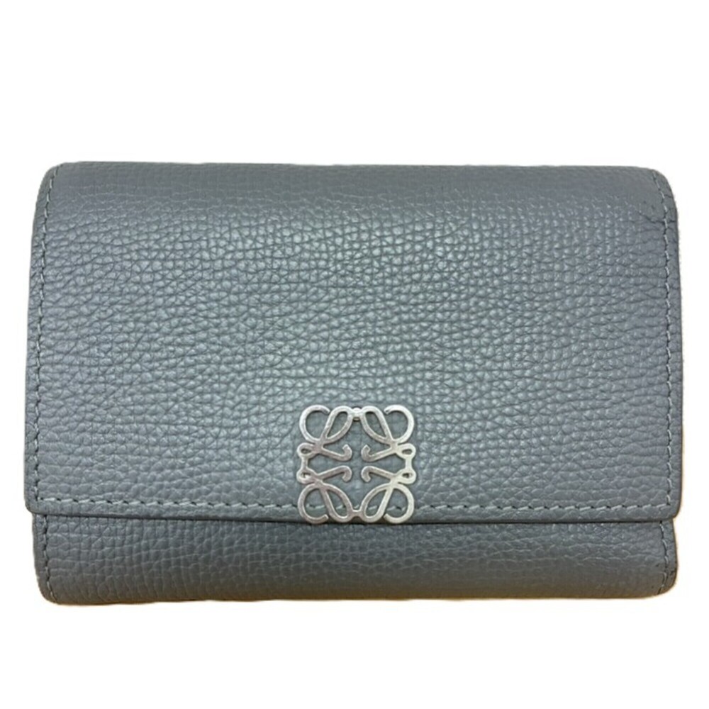 LOEWE trifold wallet, gray.